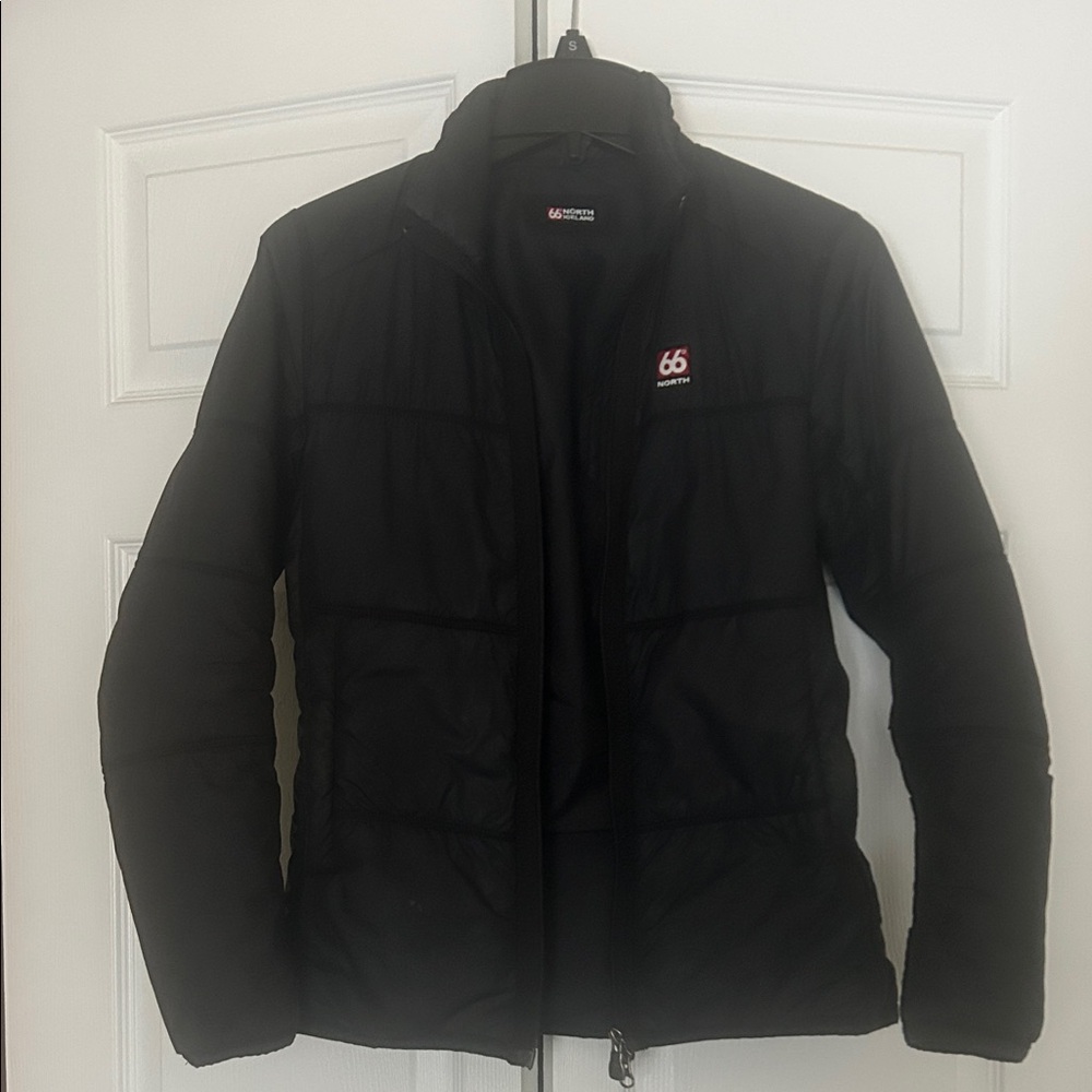 Women’s 66 North Black Puffer Jacket from Iceland